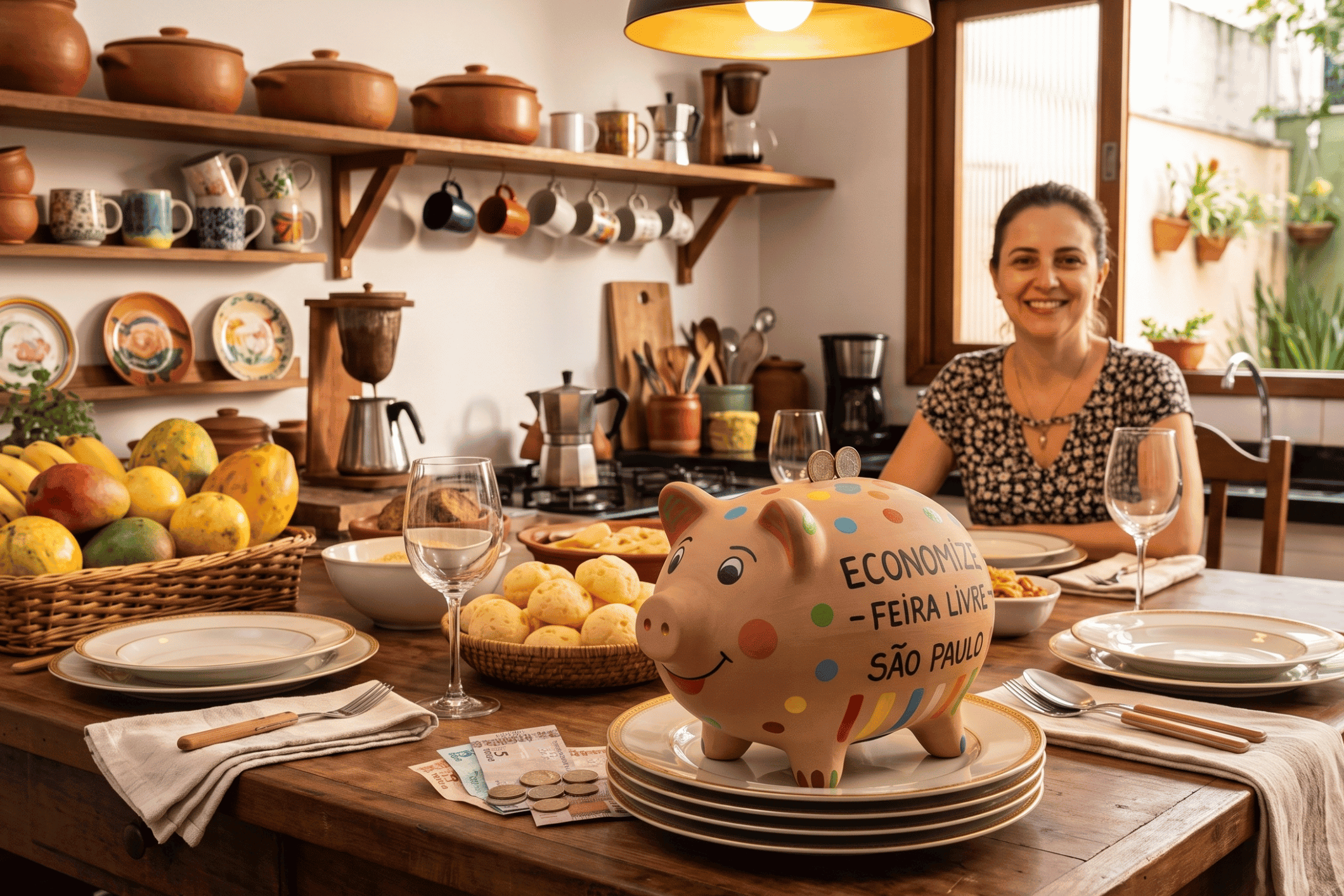 Capa de dicas para comer bem pagando pouco